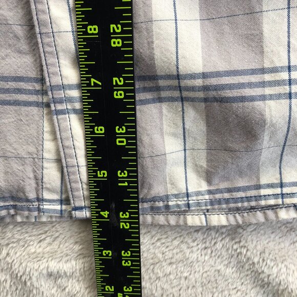 NWT Carhartt Mens Work Shirt XL Plaid Short Sleeve Button-Up Outdoors Gray - Picture 4 of 16